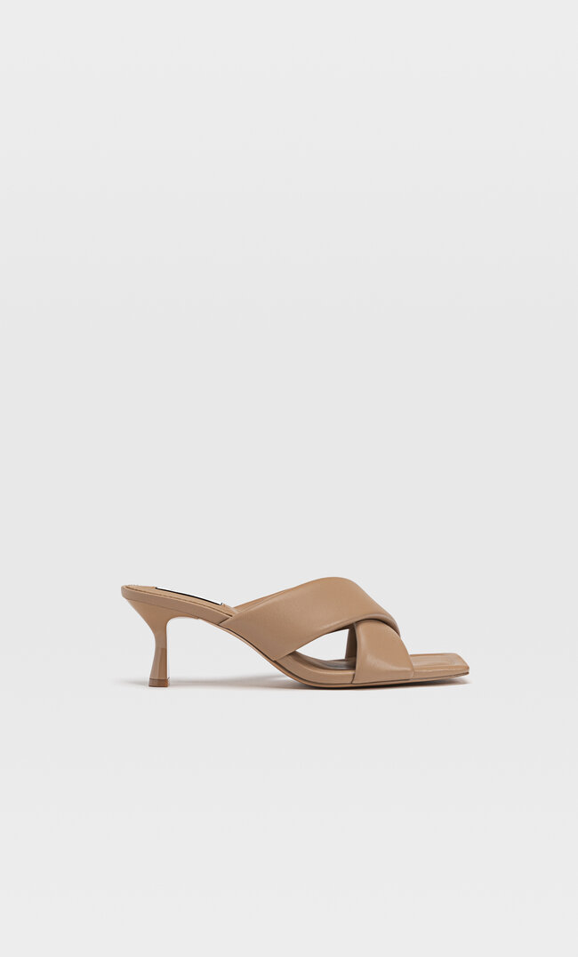 

Stradivarius Gesteppte Absatzsandalen Beige 38