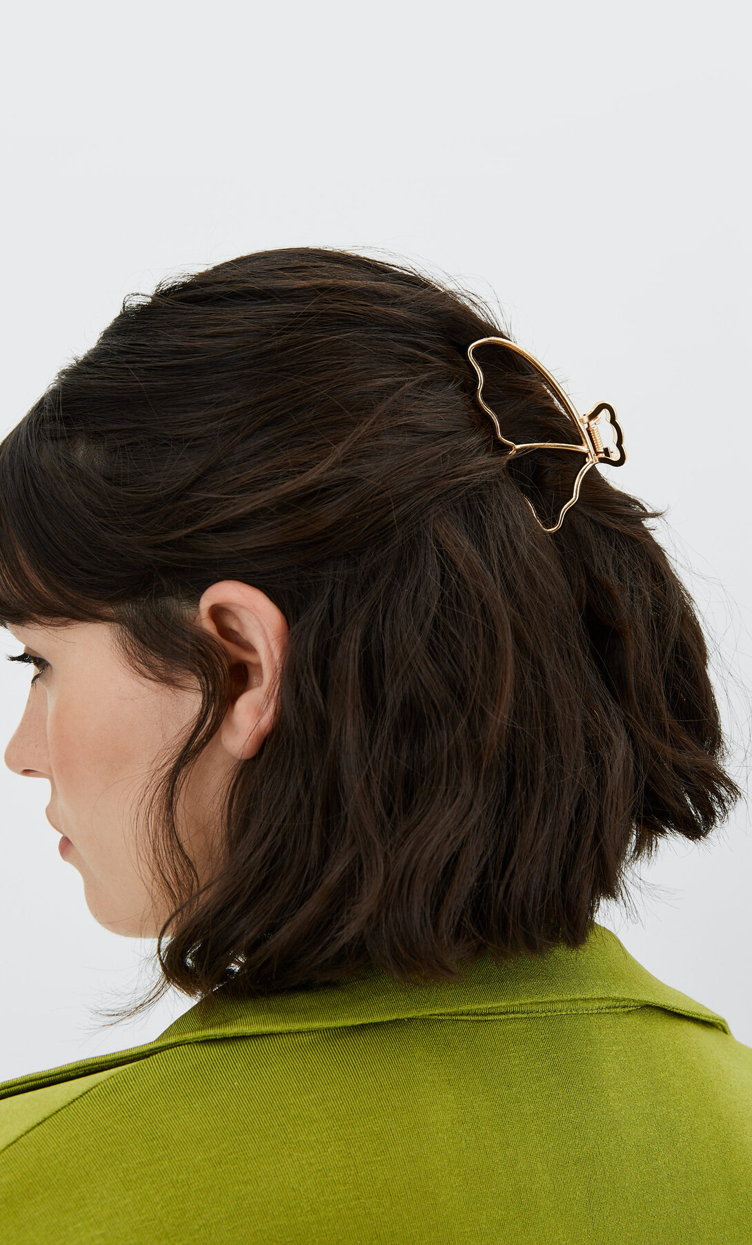 Metal butterfly hair clip Women's fashion Stradivarius Germany