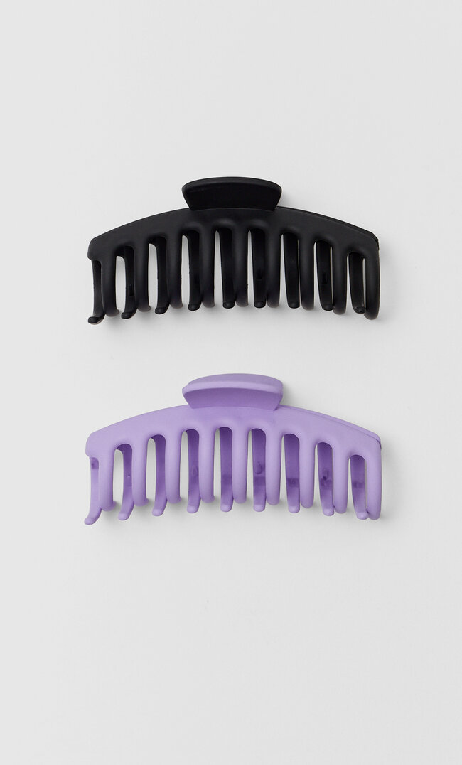 

Stradivarius Lot 2 Pinces À Cheveux Maxi Noir M