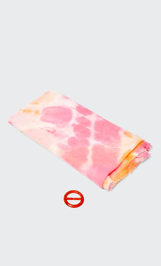 

Stradivarius Paréo Tie-Dye Rose Pastel 103