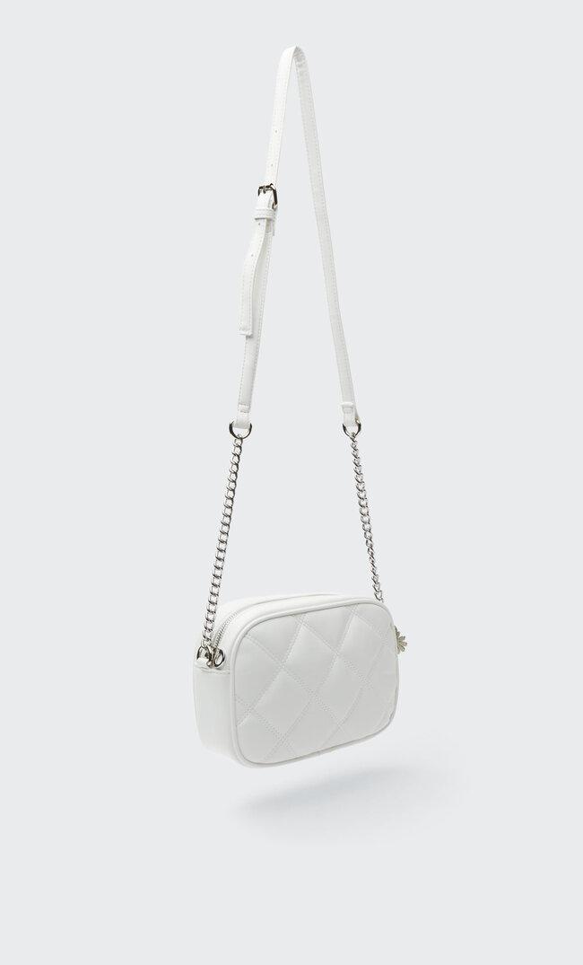 

Stradivarius Sac Besace Matelassé Blanc M