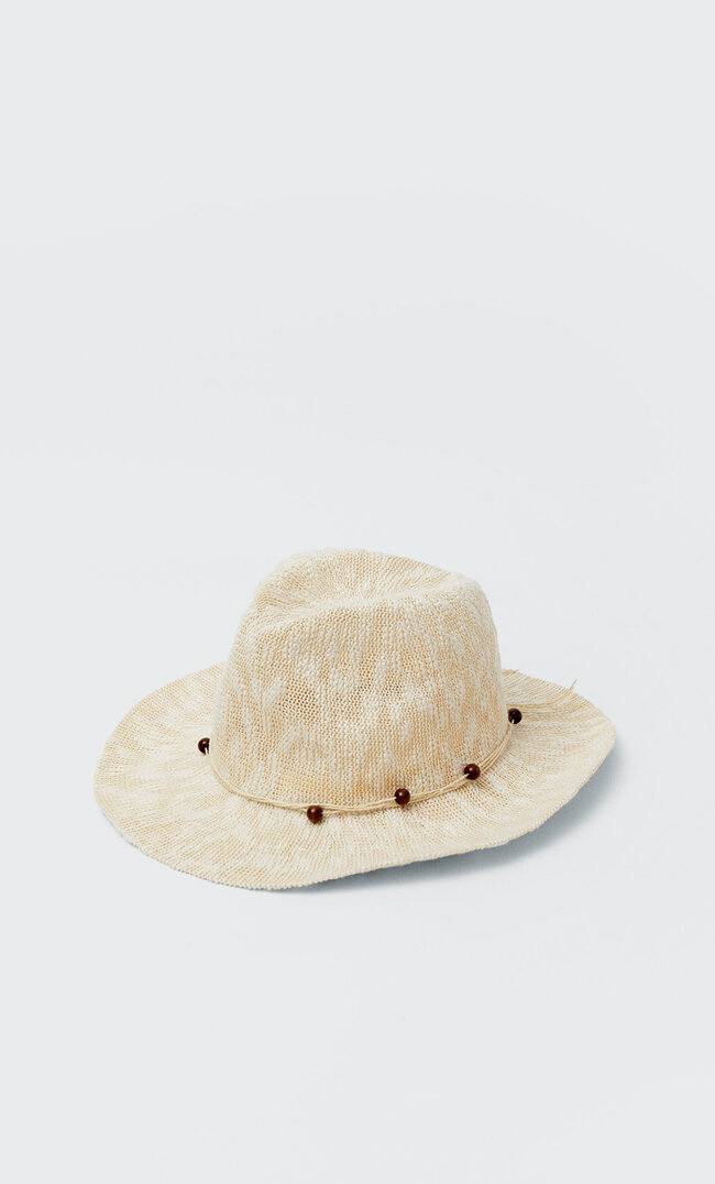 

Stradivarius Chapeau Cowboy Rustique Écru 103