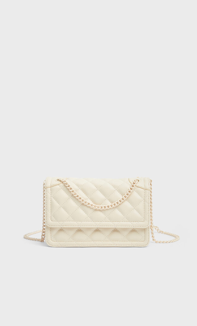 

Stradivarius Sac Bandoulière Matelassé Transparent M