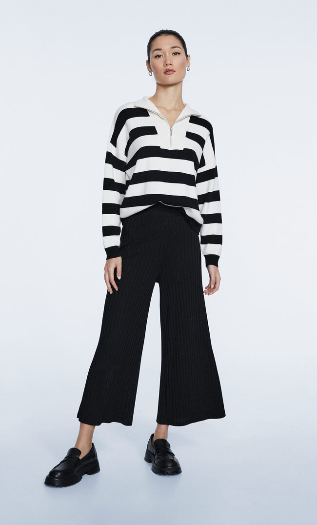 

Stradivarius Jupe-Culotte Basique Noir M