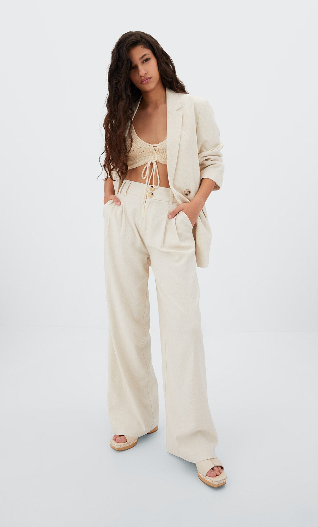 Rustic smart trousers - Women's 