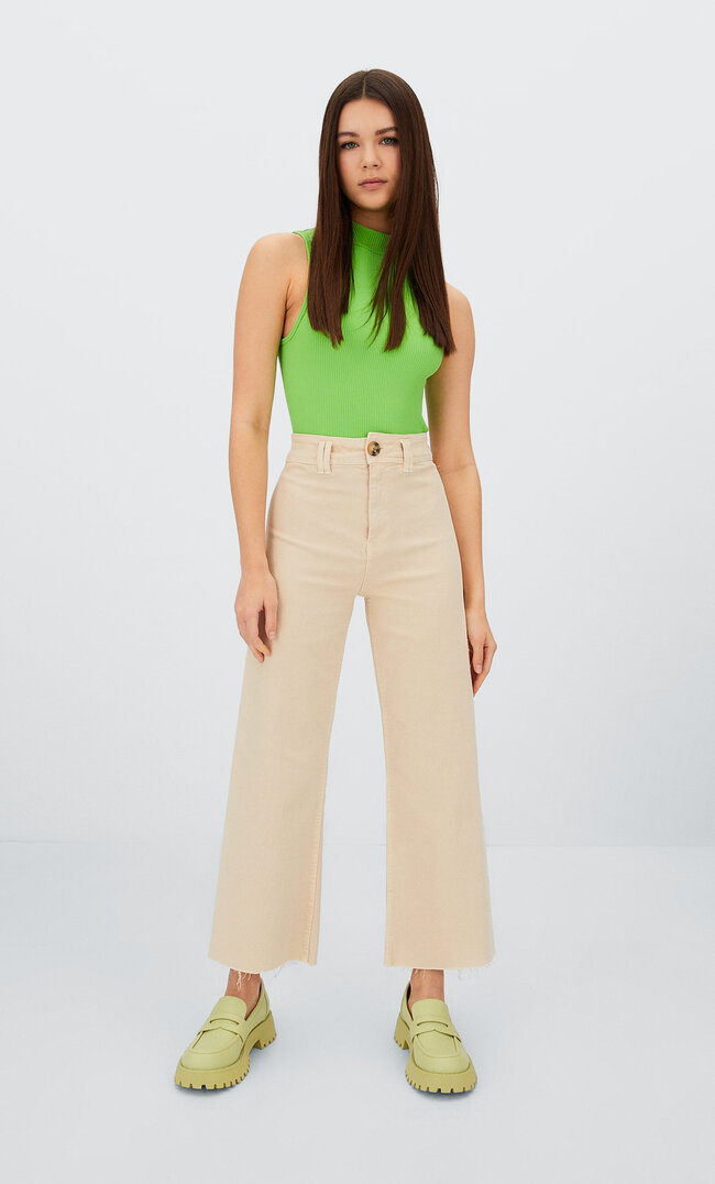 

Stradivarius Jupe-Culotte Sergé Seamless Pierre 32