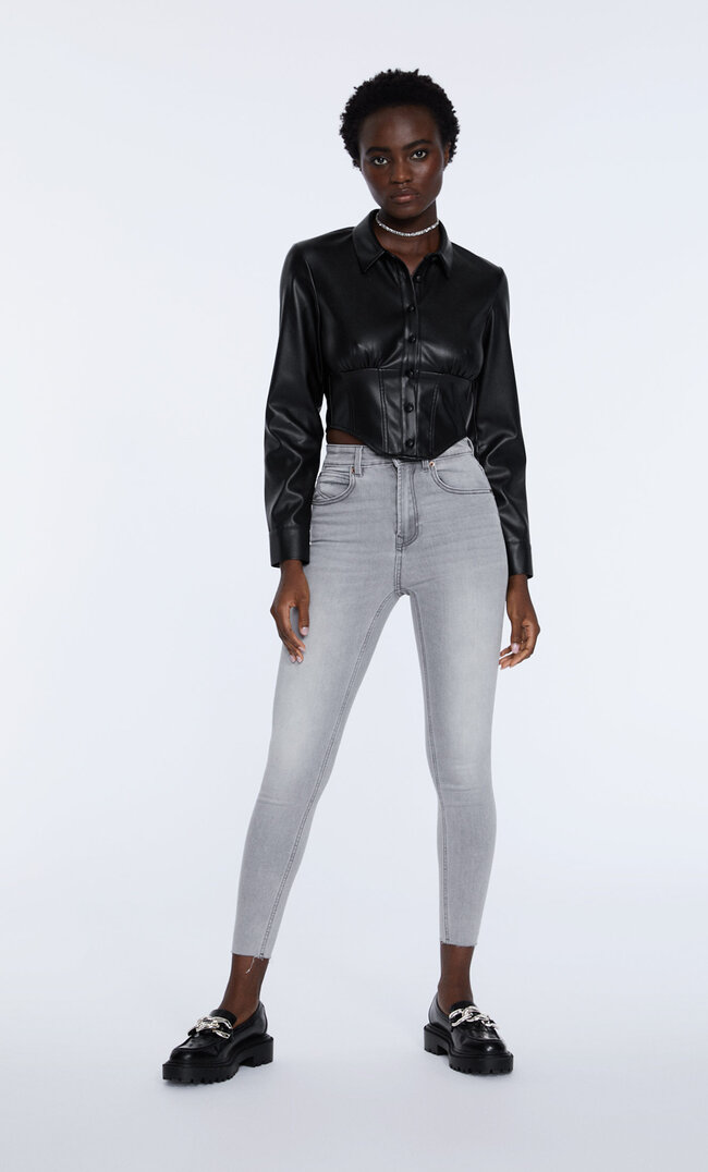

Stradivarius Jeansy Skinny Fit Ze Średnim Stanem Multicolor 38