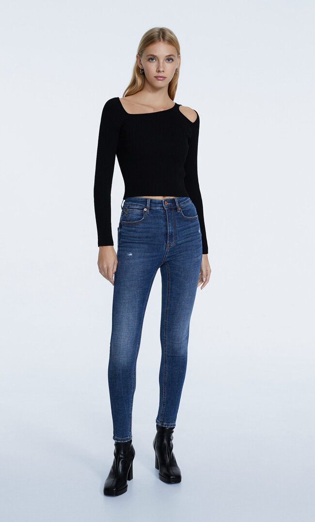 

Stradivarius Jean Skinny Taille Normale Multicolor 38