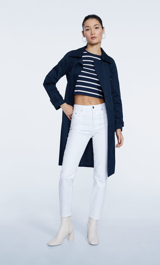 

Stradivarius Mom-Jeans Im Slim-Fit Weiß 34