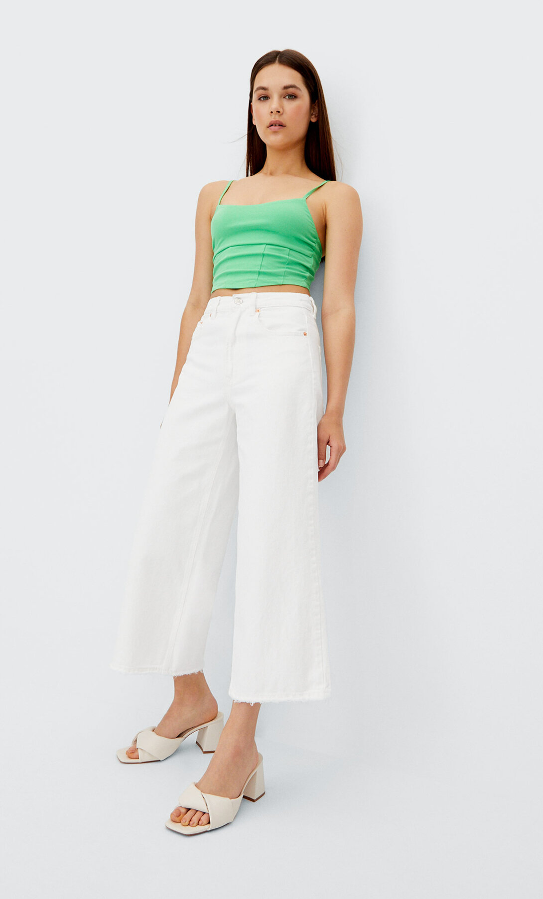 Culotte jeans - Women's fashion 