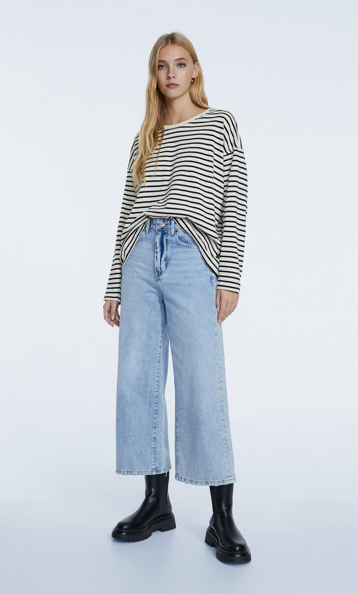 Culotte-jeans