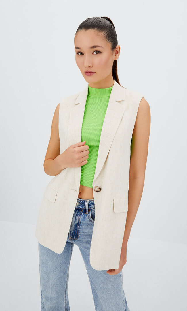 

Stradivarius Gilet Sans Manches Rustique Pierre S