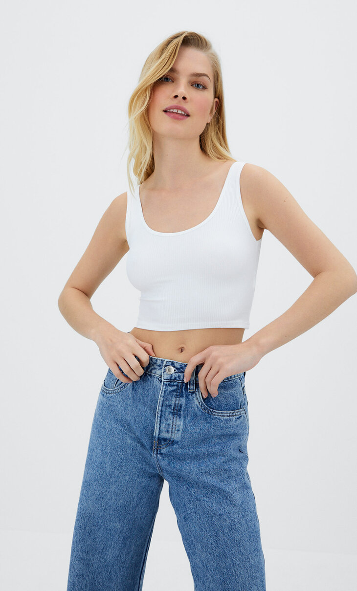 Cropped-Tops im Doppelpack