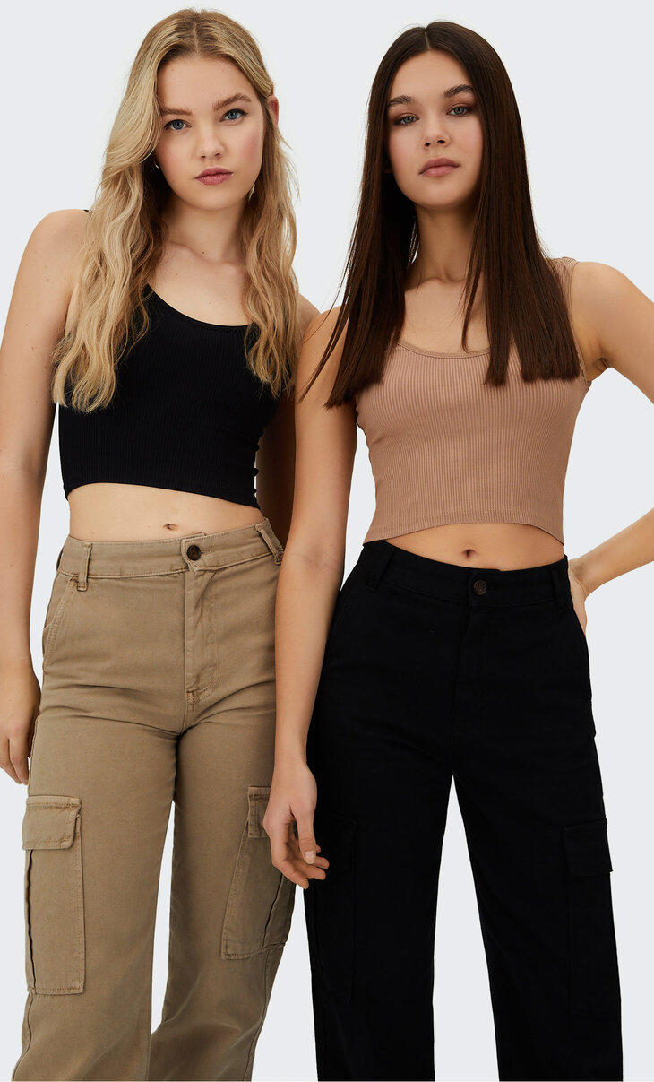 Pack 2 tops cropped