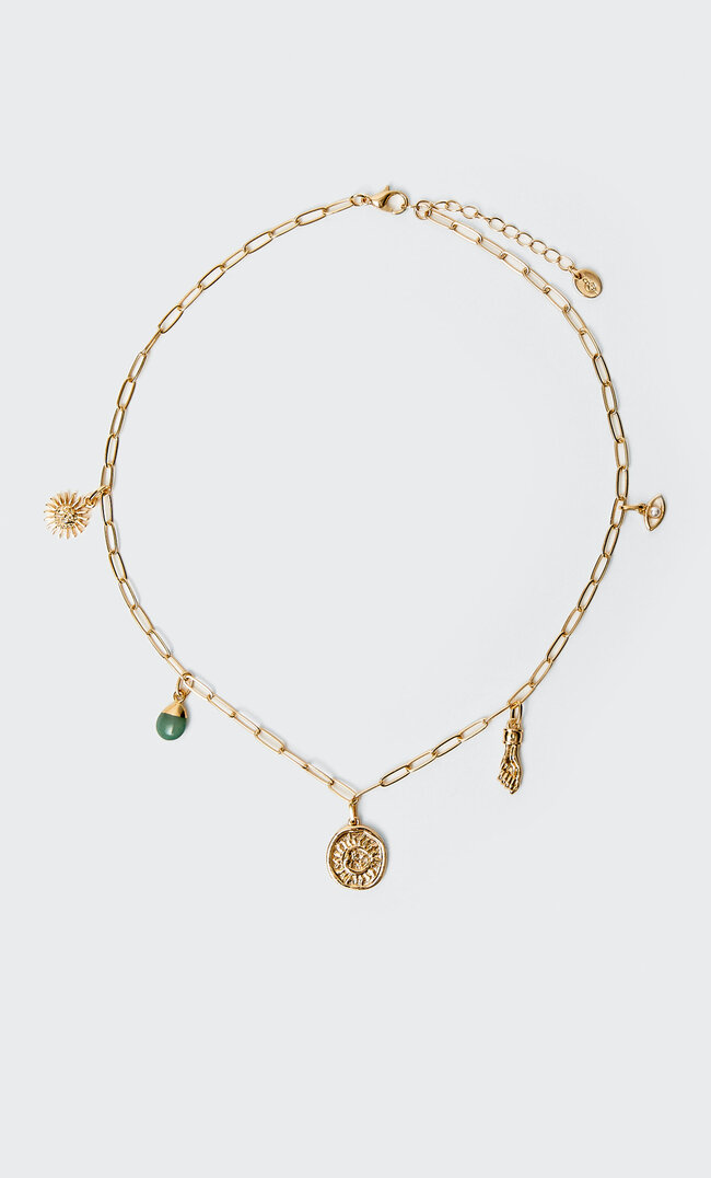 

Stradivarius Halskette Mystic Charms Gelb M