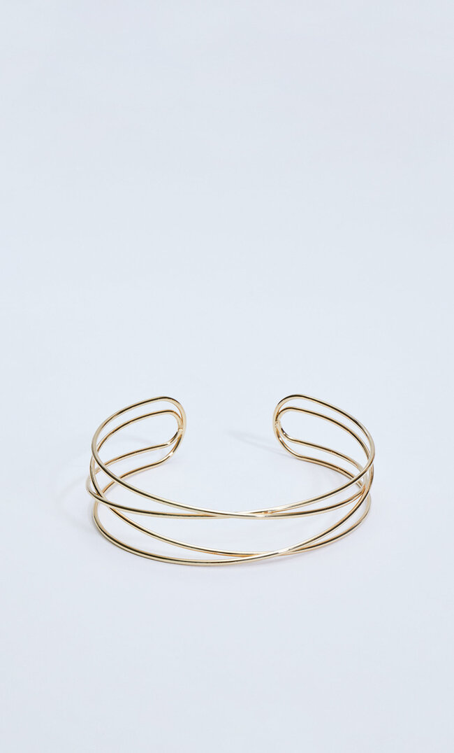 

Stradivarius Starrer, Asymmetrischer Choker Gelb M
