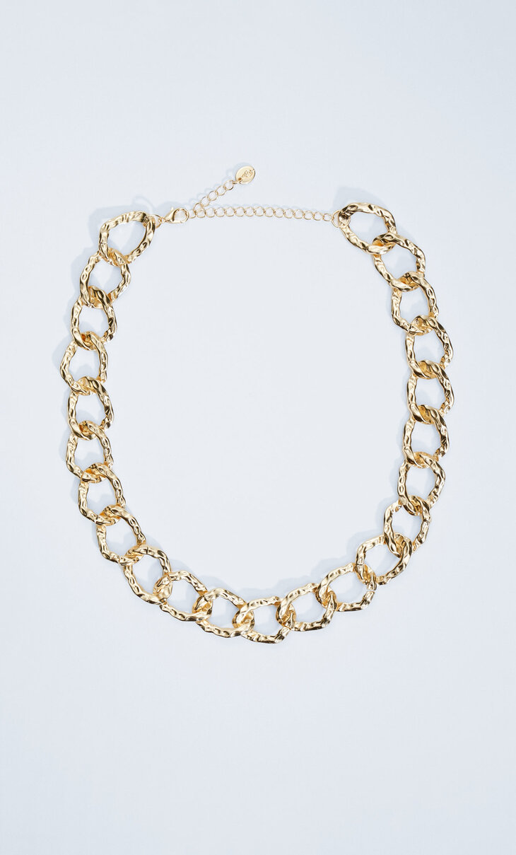 Chain necklace with large links