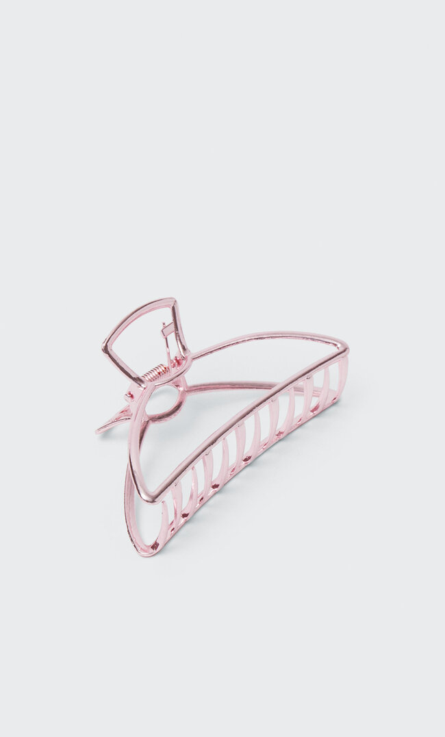 

Stradivarius Pince À Cheveux Métallique Rose Pâle M