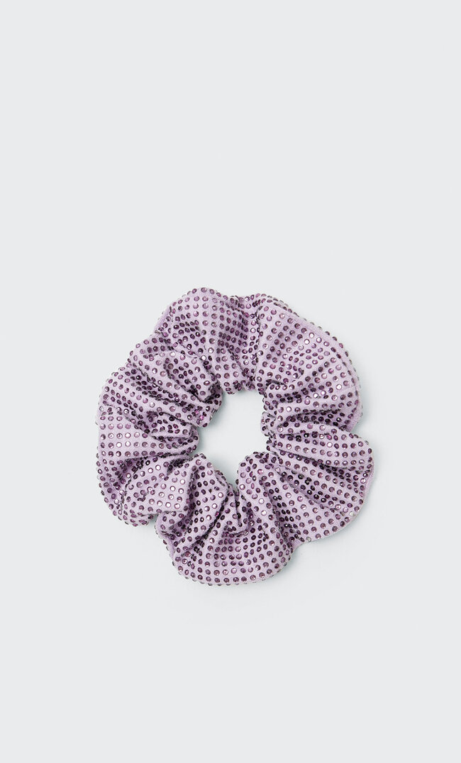 

Stradivarius Chouchou À Strass Mauve M