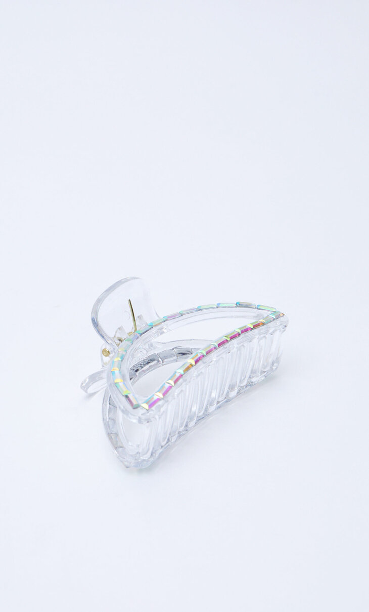 Hair clip with crystal details
