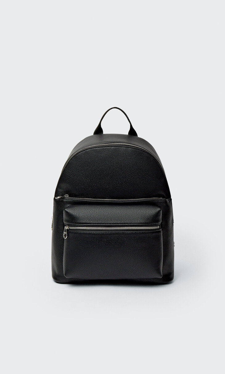 Backpack with zips
