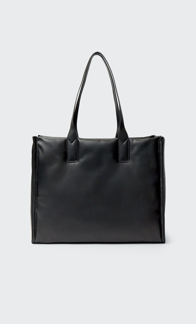 

Stradivarius Sac Cabas Matelassé Noir M