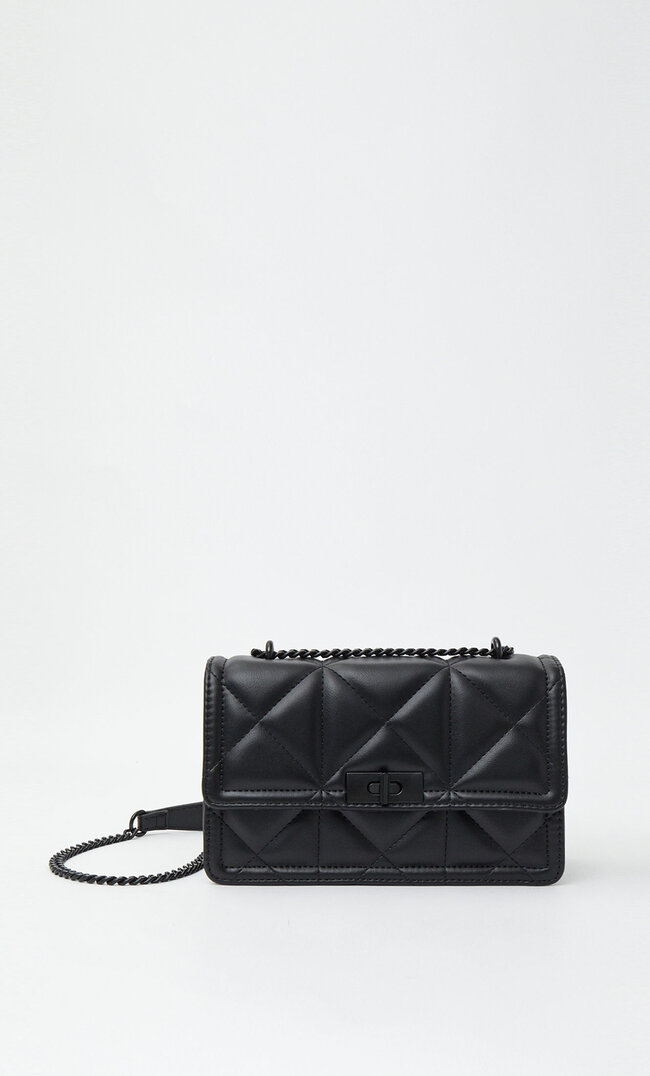 

Stradivarius Sac À Bandoulière Matelassé Noir M