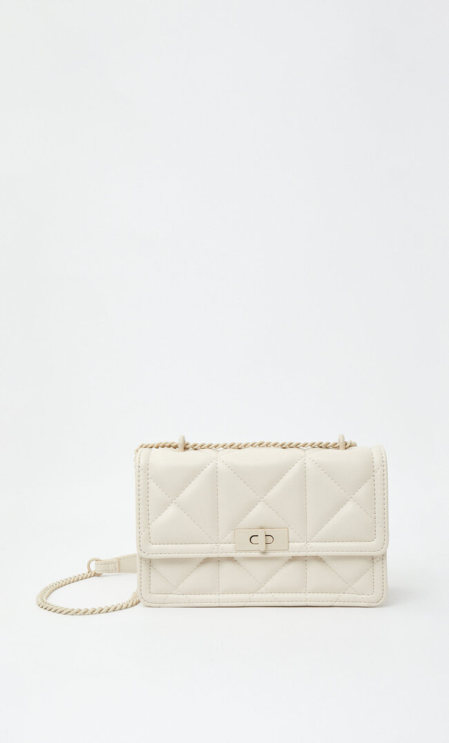 

Stradivarius Sac À Bandoulière Matelassé Transparent M