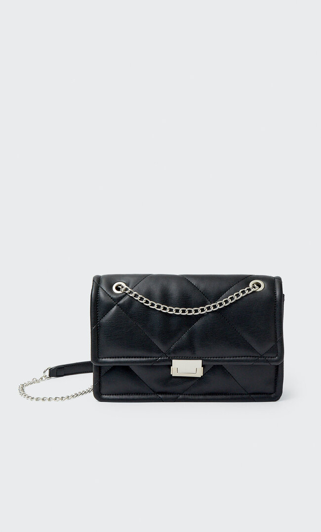 

Stradivarius Sac À Bandoulière Matelassé Noir M