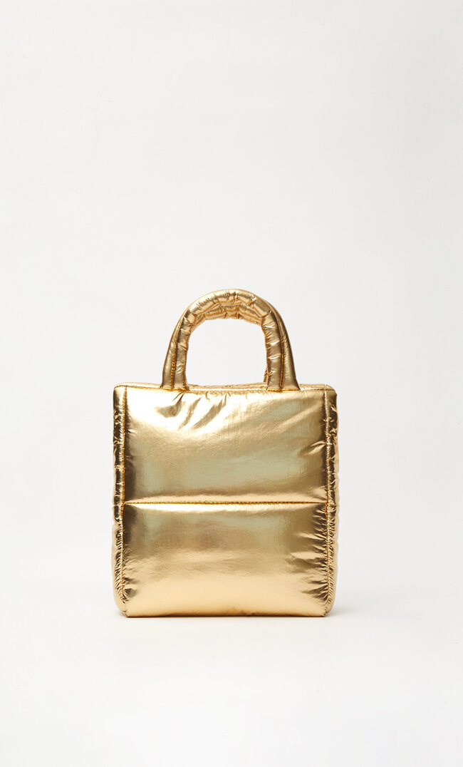

Stradivarius Pikowana Mała Torba Tote Żółty M