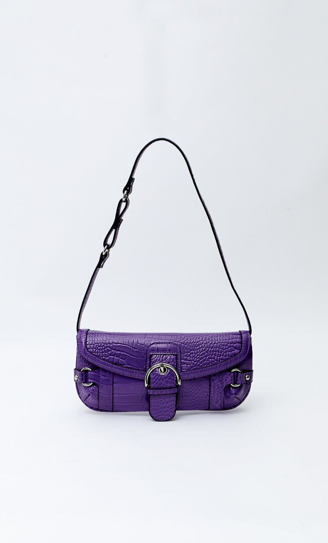 

Stradivarius Sac Porté Épaule Boucle Mauve M