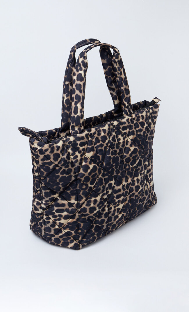 Stradivarius Sac Cabas Matelassé Camel Clair M