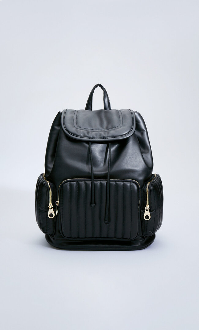 

Stradivarius Sac À Dos Multipoches Noir M