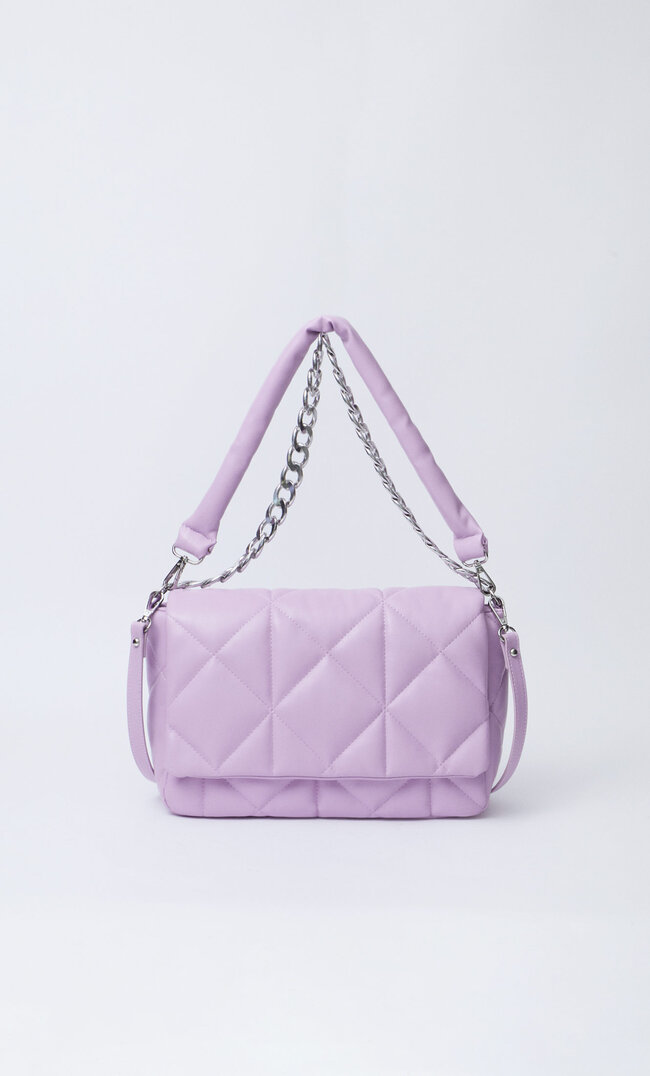 

Stradivarius Besace Matelassée Avec Chaîne Mauve M