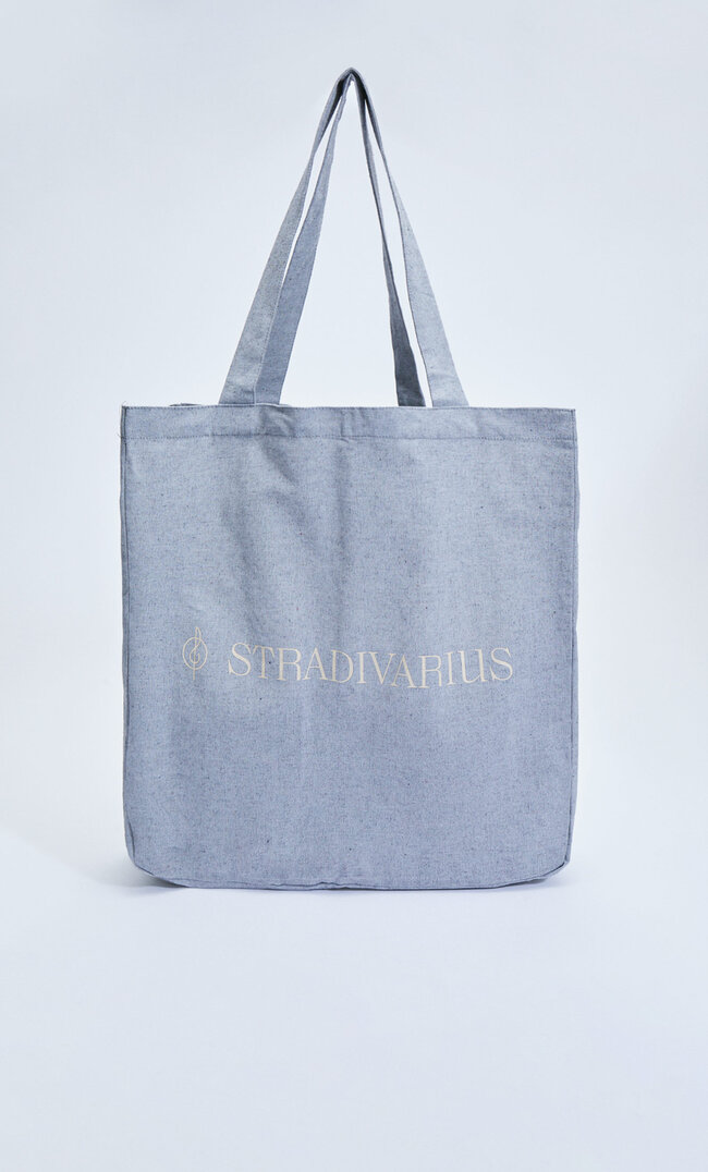 

Stradivarius Średnia Torba Shopper Z Materiału Z Recyklingu Szary 103