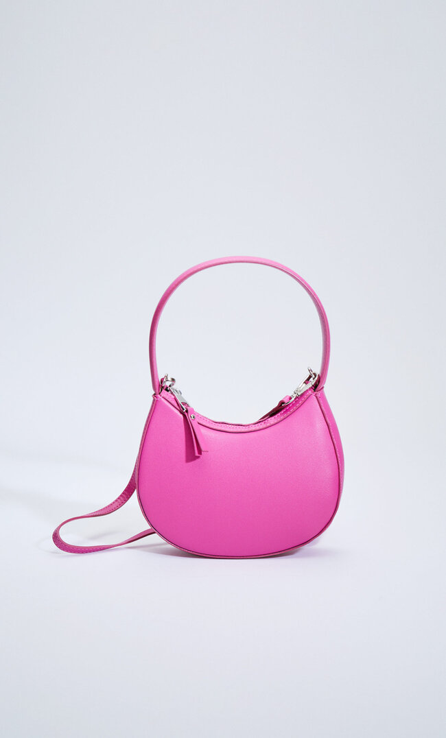 

Stradivarius Steife Umhängetasche Mit Griff Fuchsia M