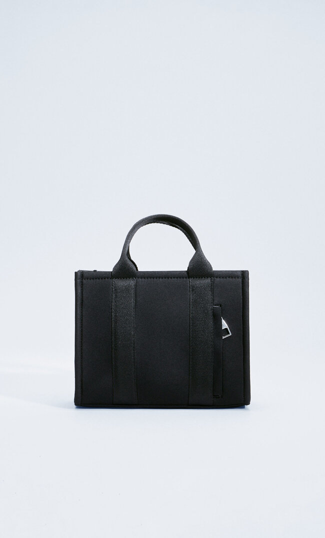 

Stradivarius Shopper Aus Stoff Schwarz M