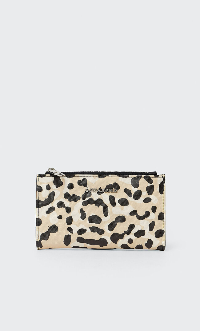 

Stradivarius Geldbeutel Mit Leopardenmuster Helles Camel M