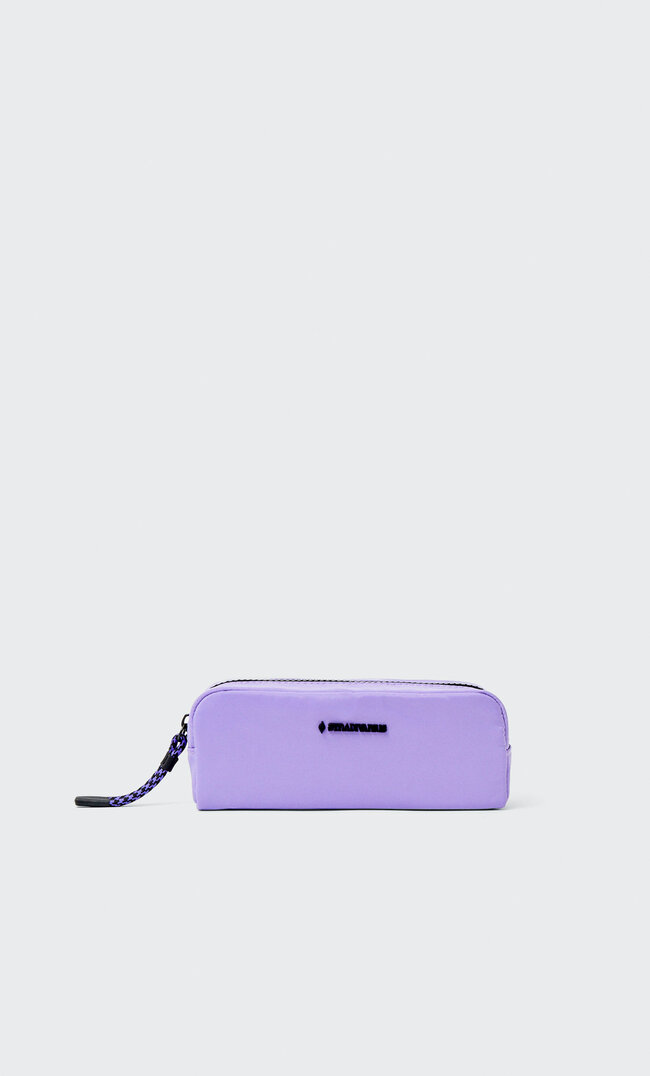 Stradivarius Trousse Tissu Mauve M
