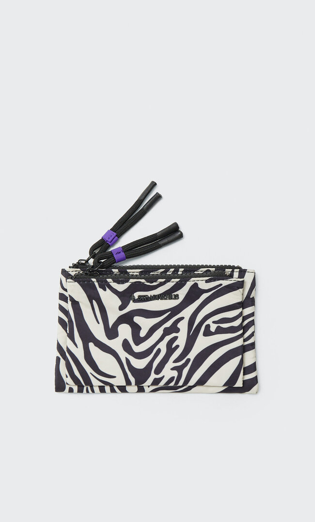 

Stradivarius Porte-Monnaie Tissu Noir M