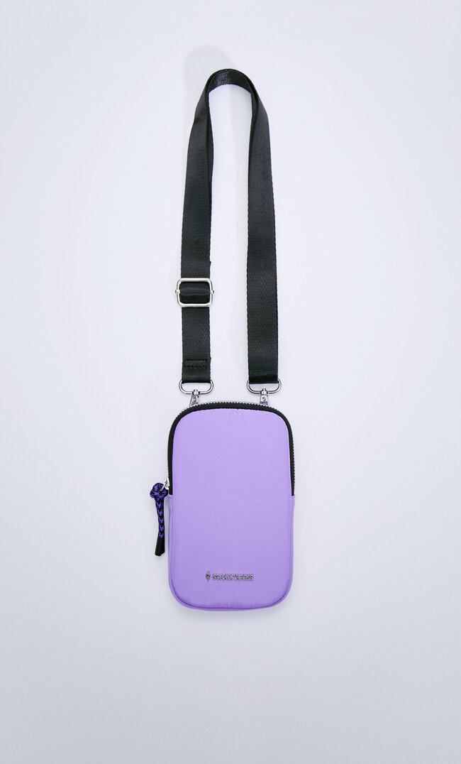 

Stradivarius Porte-Téléphone Tissu Mauve M