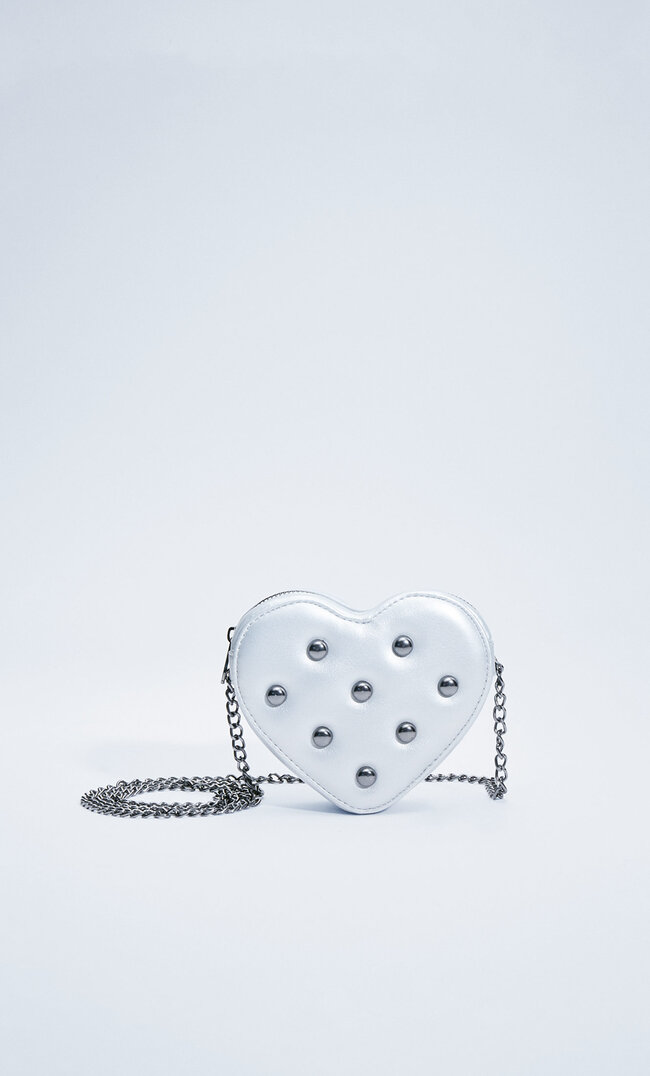 

Stradivarius Minitasche In Herzform Grau M