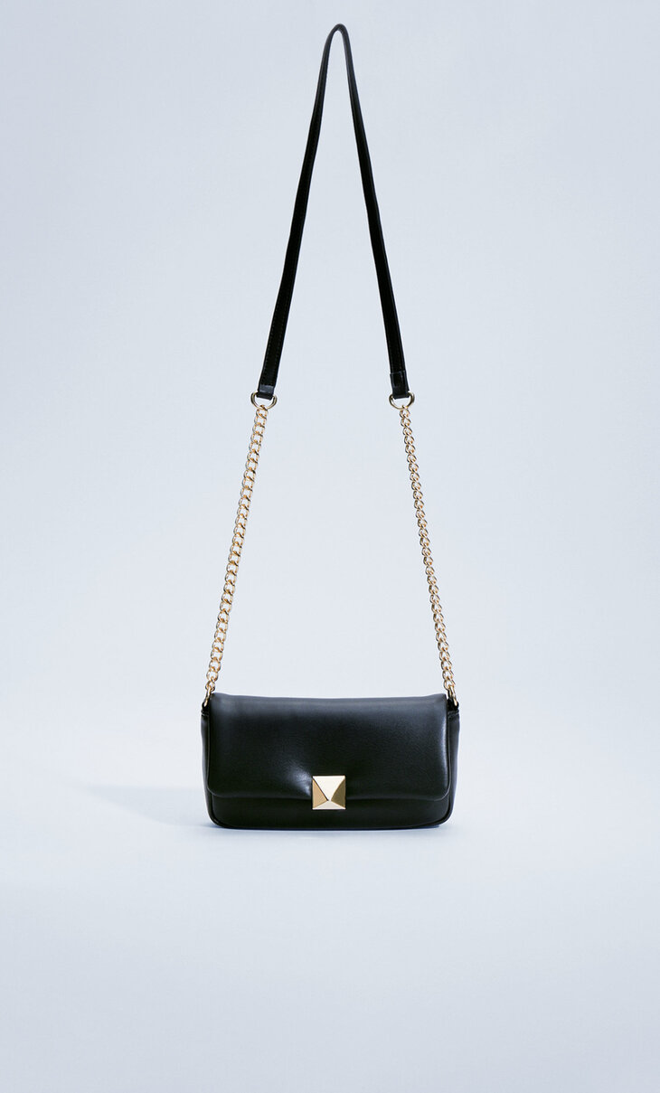 Mini bag with central stud