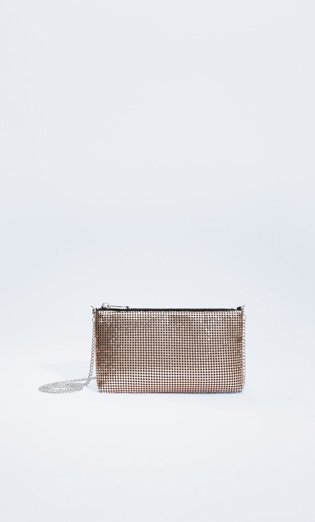 

Stradivarius Mini-Tasche Aus Mesh Gelb M