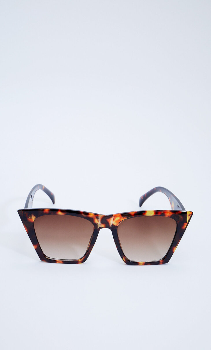 Квадратные солнцезащитные очки “кошачий глаз”