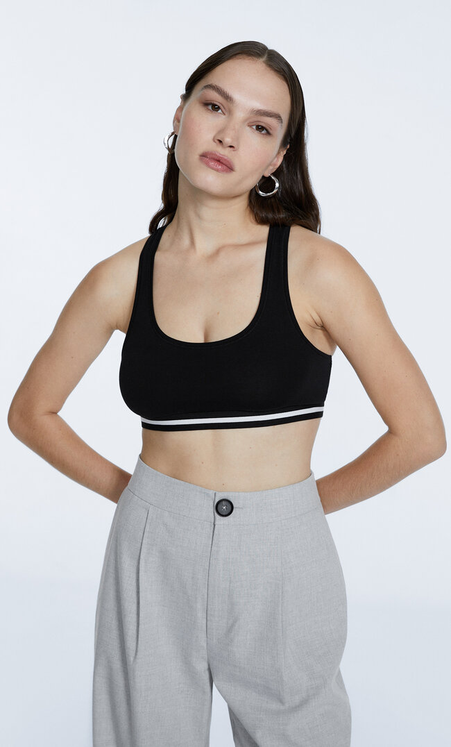 

Stradivarius Sport-Bralette Schwarz M