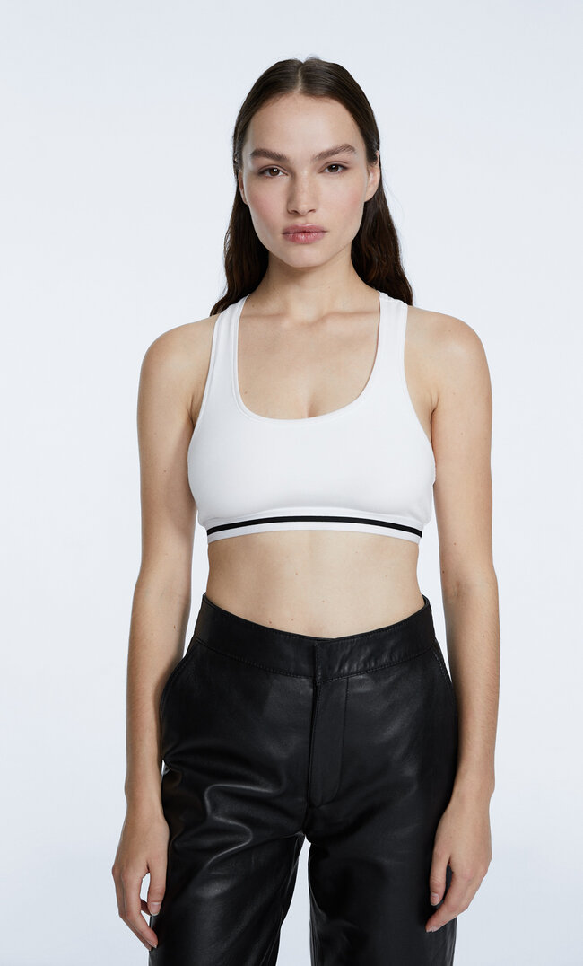 

Stradivarius Sport-Bralette Weiß L