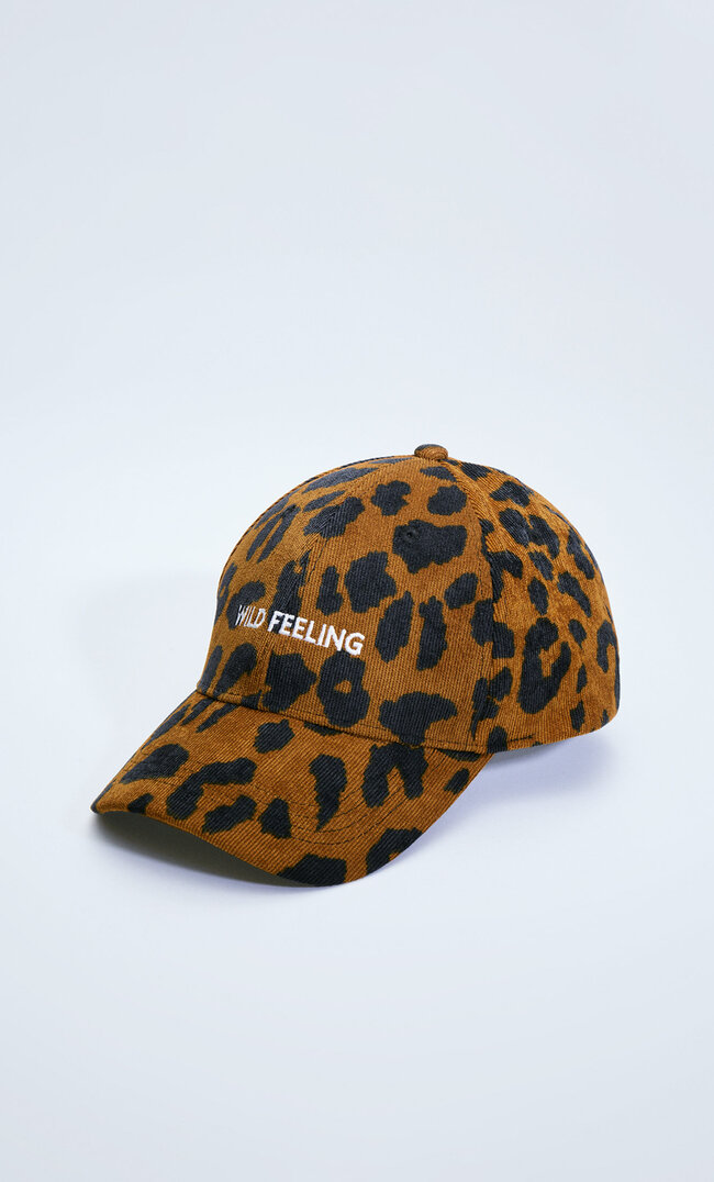 Stradivarius Basecap Im Leoparden-Look Braun 103