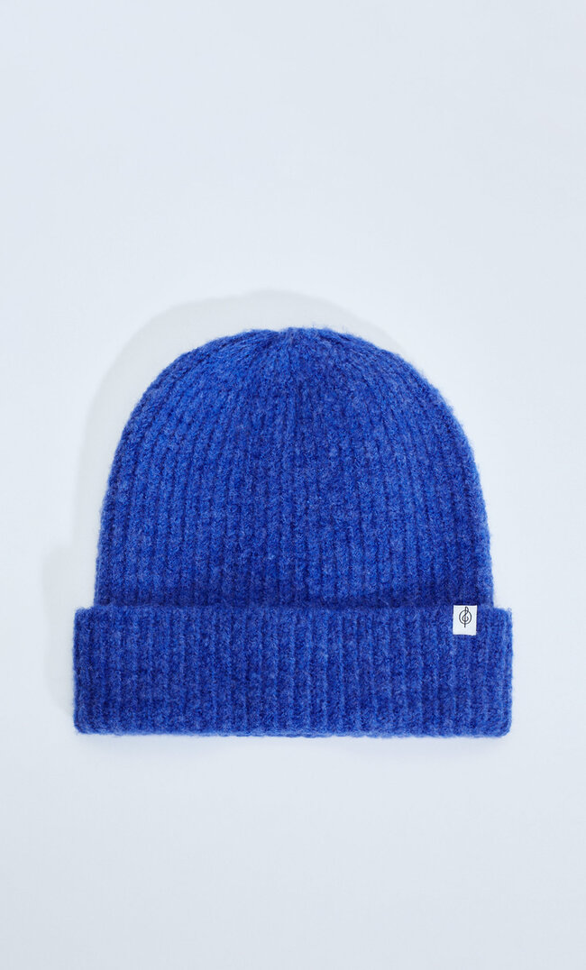 

Stradivarius Melierte Basic-Beanie Blau 103