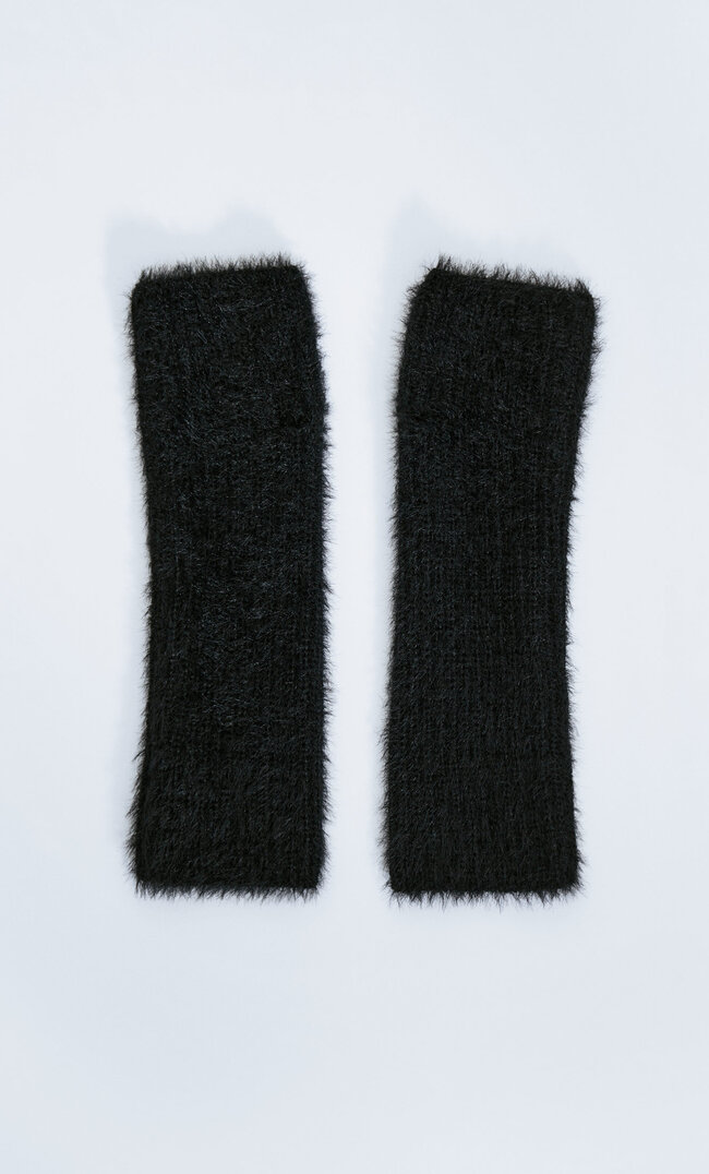 

Stradivarius Fingerlose Handschuhe Schwarz M